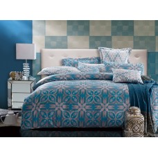 Silk Camel Luxury 100% Cotton 3-Piece Bedding Set, Duvet Cover and Pillow Sham - Aila